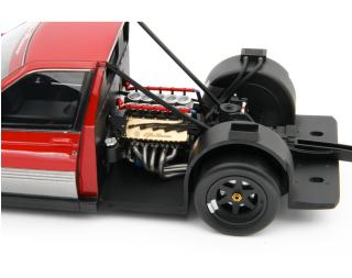Alfa Romeo 164 Procar Prototipo 1988 Rosso alfa - Rot Laudoracing 1:18 Resinemodell (Türen, Motorhaube... nicht zu öffnen!)